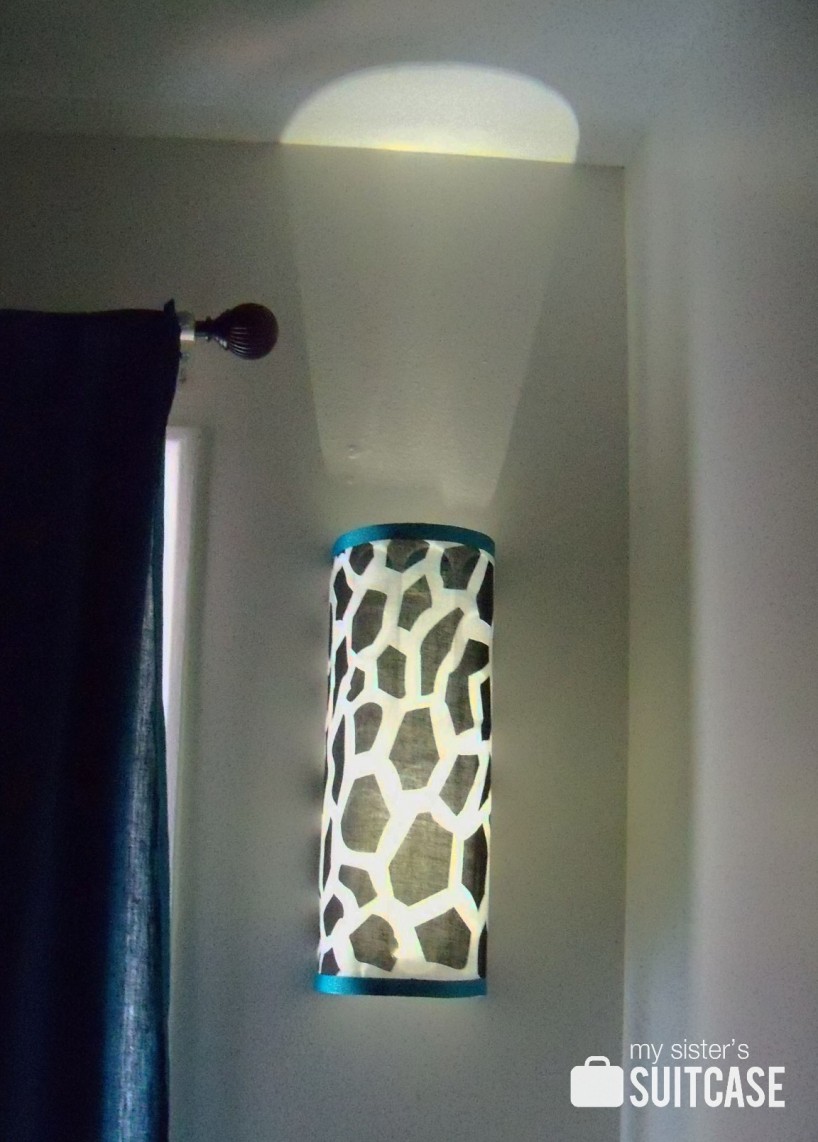 IKEA bag holder to DIY light fixture! - My Sister&#39;s Suitcase - Packed with Creativity