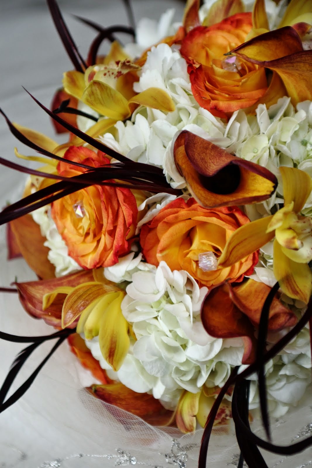 Wedding Color Inspiration Chocolate and Burnt Orange