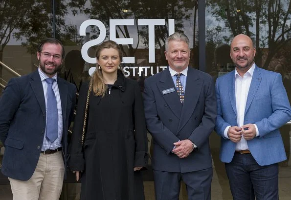 Princess Stéphanie and Prince Guillaume of Luxembourg visited NASA Frontier Development Lab / SETI Institute in Mountain View