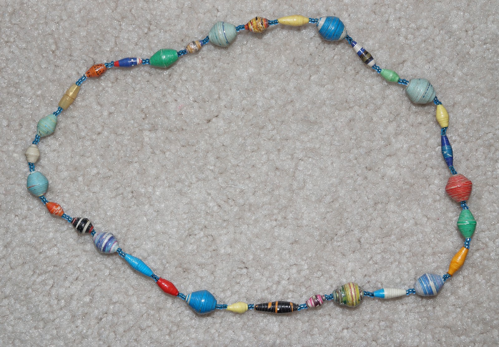 Compassion Family Ugandan Magazine Bead Necklace Giveaway