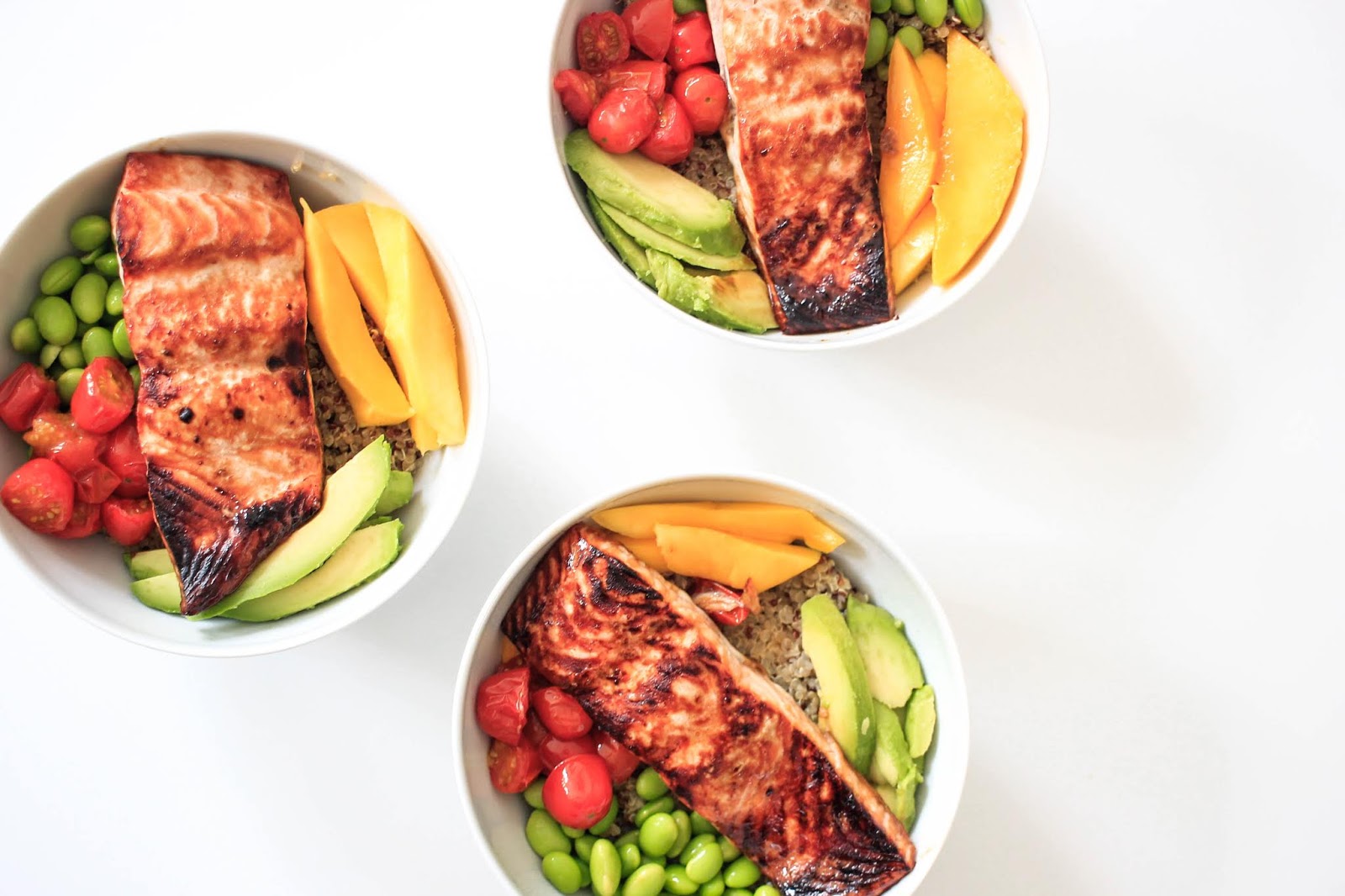 MANGO, AVOCADO AND SALMON BOWL RECIPE — Style and Sushi