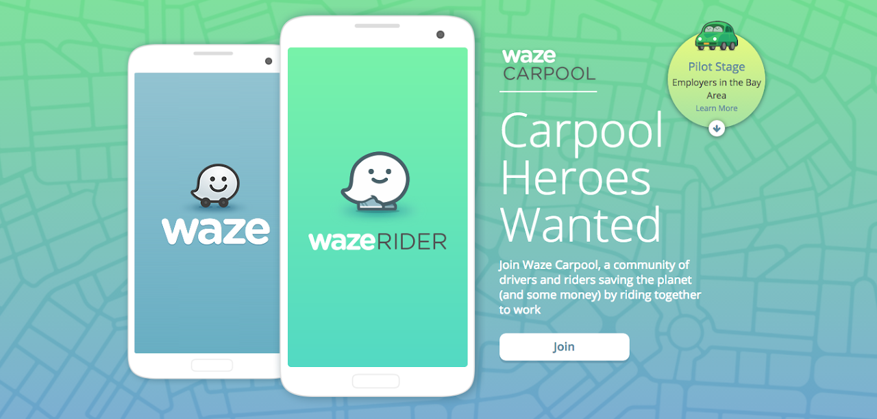 打算和 Uber 拚了！Google 旗下的 Waze 正式推叫車共乘服務