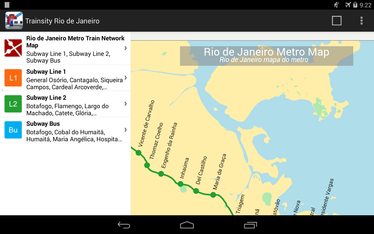 dominoc925: Trainsity Rio de Janeiro Metro Android App
