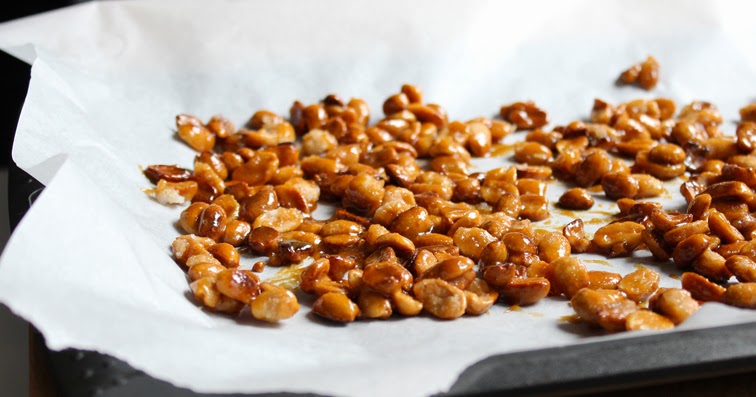 Caramelised Peanuts.