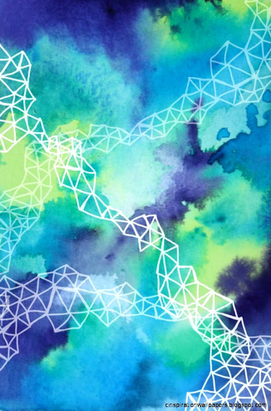 Watercolor iPhone wallpaper by Brown Bear Studio  prints