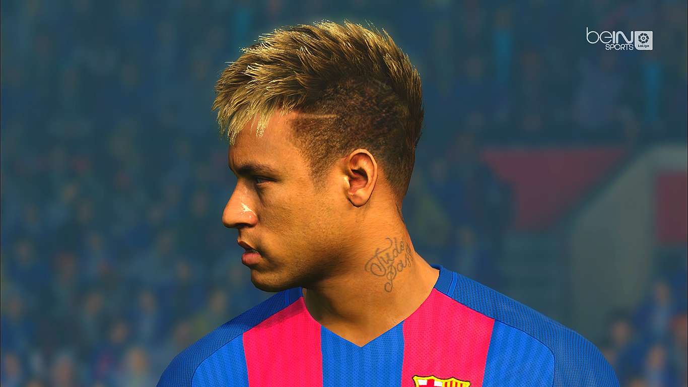 Neymar Face with Flashback Hair - PES 2017 - PATCH PES ...