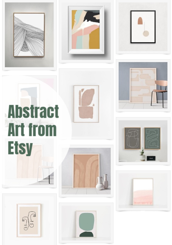 How to Find Art You Like + Inexpensive, Modern Art for the Living Room