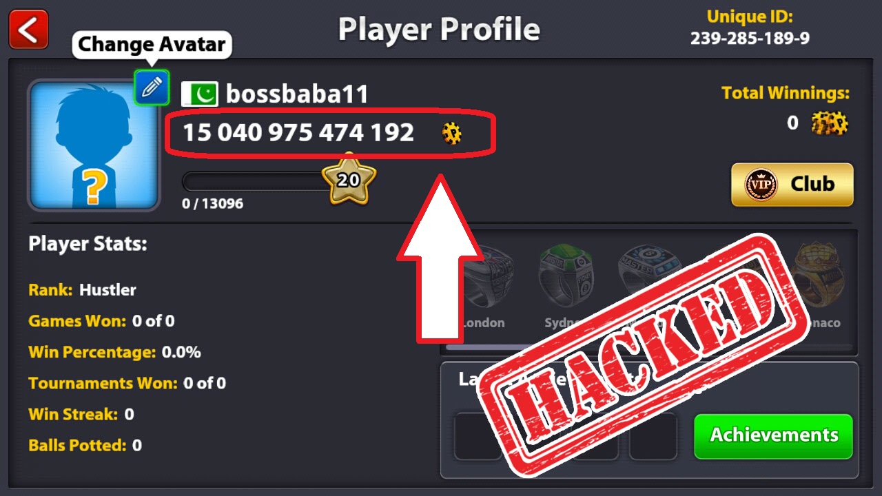 8 pool hack apk no root