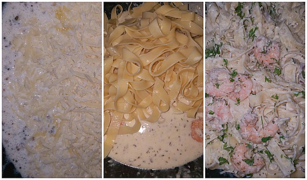 How to make Shrimp Fettuccine Alfredo