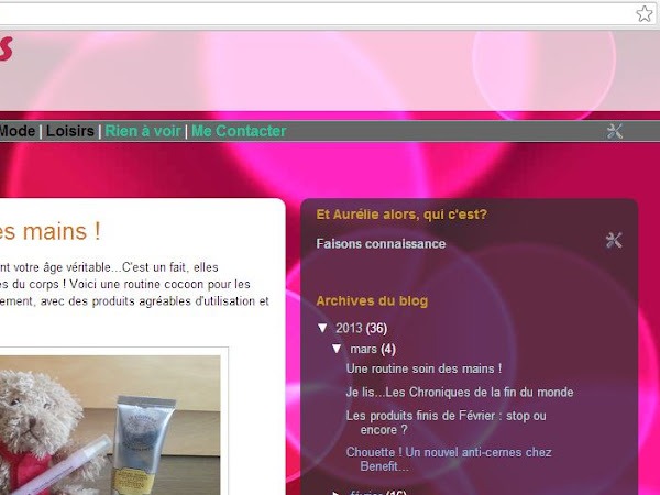 Quoi de neuf sur le blog ? 