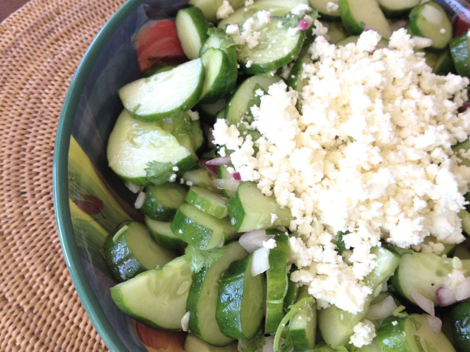 Sweet Cucumber & Feta Salad Healthy Journey Cafe