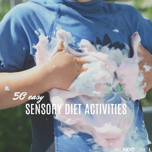 Sensory diet activities for kids