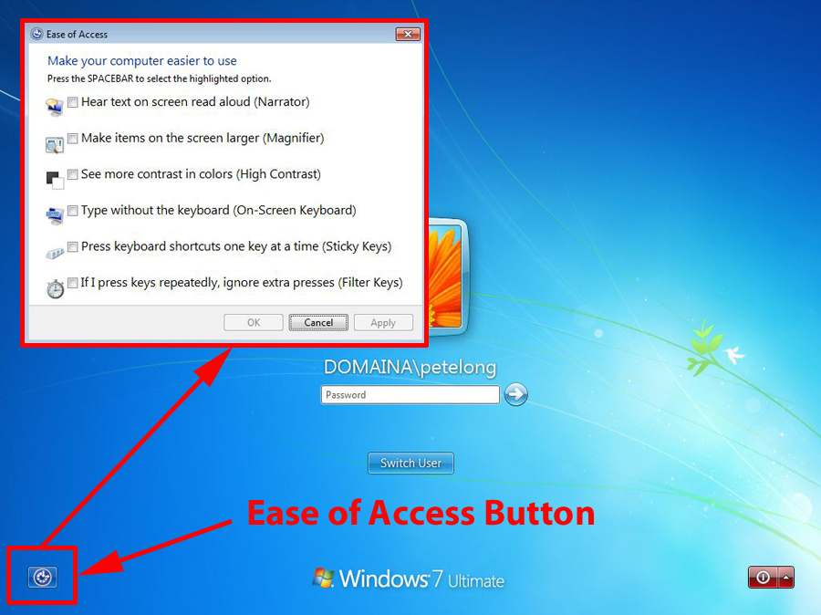 Cara bypass password login Windows 7 Serba Serbi dunia Cyber