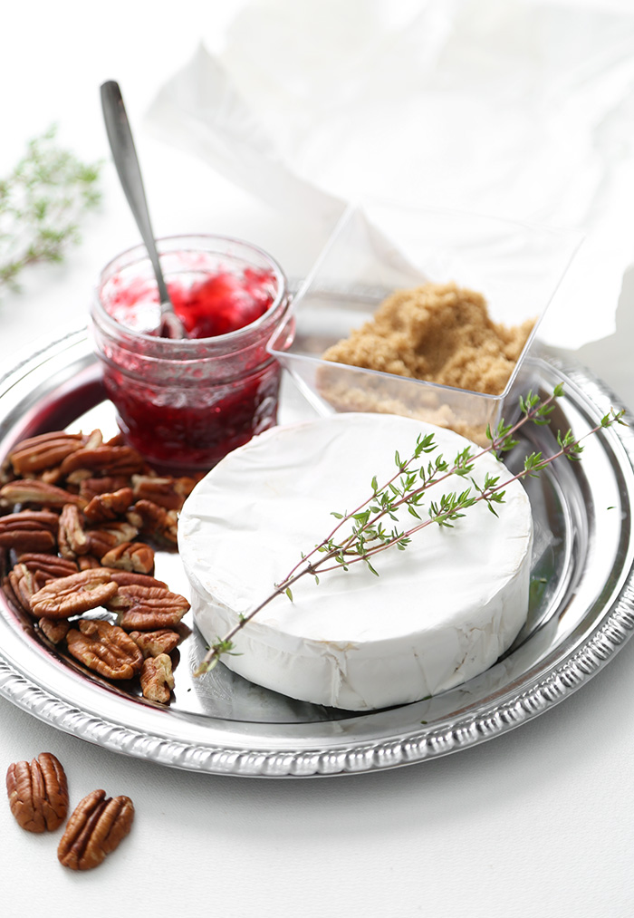 Air Fryer Baked Brie with Cranberry Filling Sprinkle Bakes