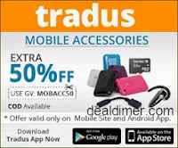 Tradus Mobile Accessories Flat 50% off