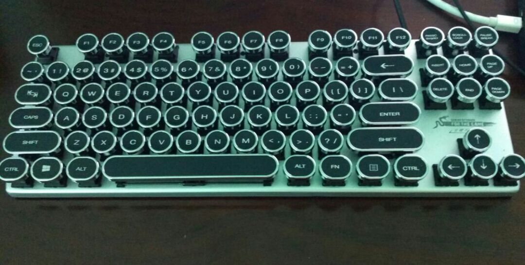 Altkey Retro Vintage classical typewriter Punk keycaps for Cherry mx