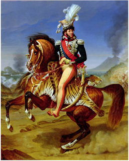 Joachim Murat Rey de Napoles. Mariscal con Napoleón. Estaba loco por las pieles