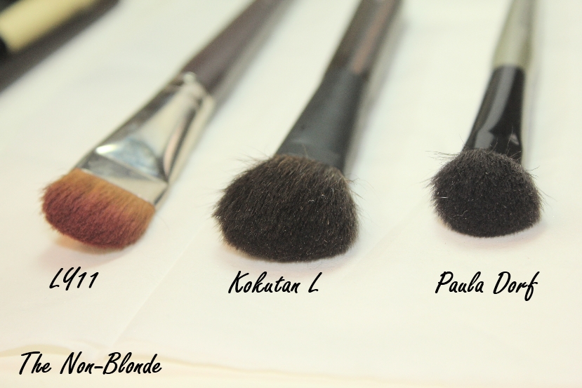 Hakuhodo Kokutan Eye Shadow Brushes L and M The NonBlonde