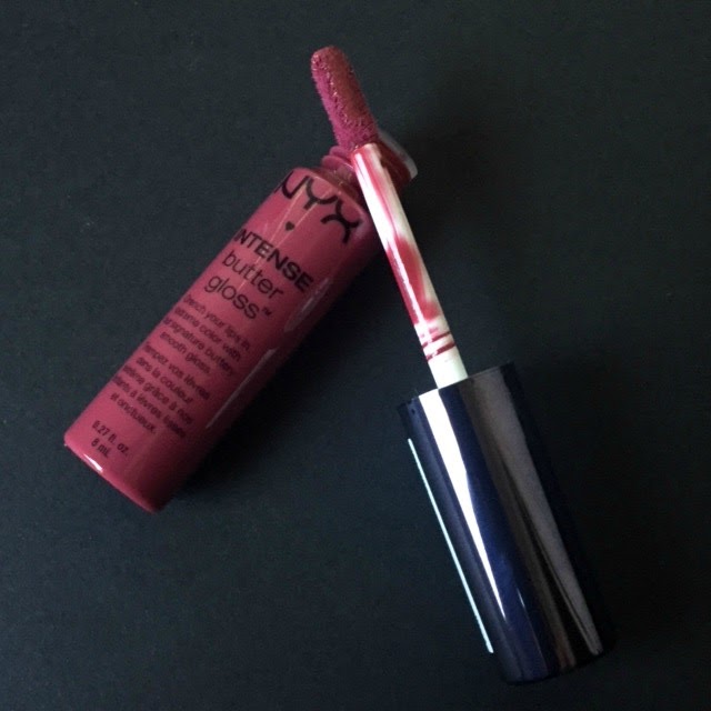 NYX Intense Butter Glosses In Tres Leches, Chocolate Crepe and Toasted