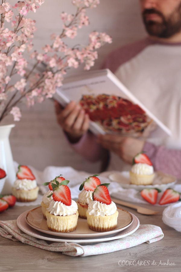 Cupcakes de Cheesecake o Mini Tartas de Queso. Cookcakes de Ainhoa