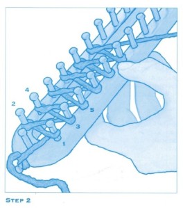 tricotin rectangulaire point 8