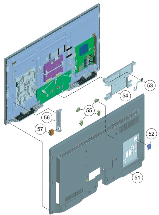 Electro help HOW TO REMOVE STAND AND BACK COVER SONY KDL40EX
