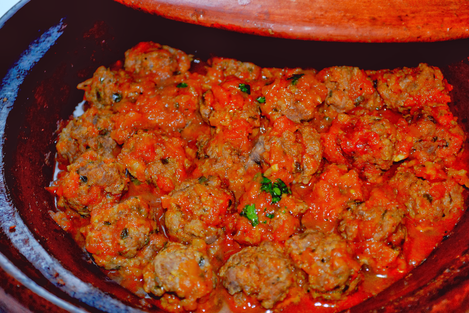 Delicias de Marruecos. Cocina bereber TAJIN DE KEFTA