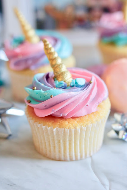 le dolci unicorn cupcake