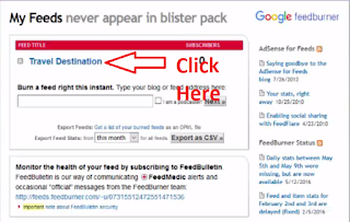 Steps for setup Google FeedBurner to enable Email Subscriptions in blogger