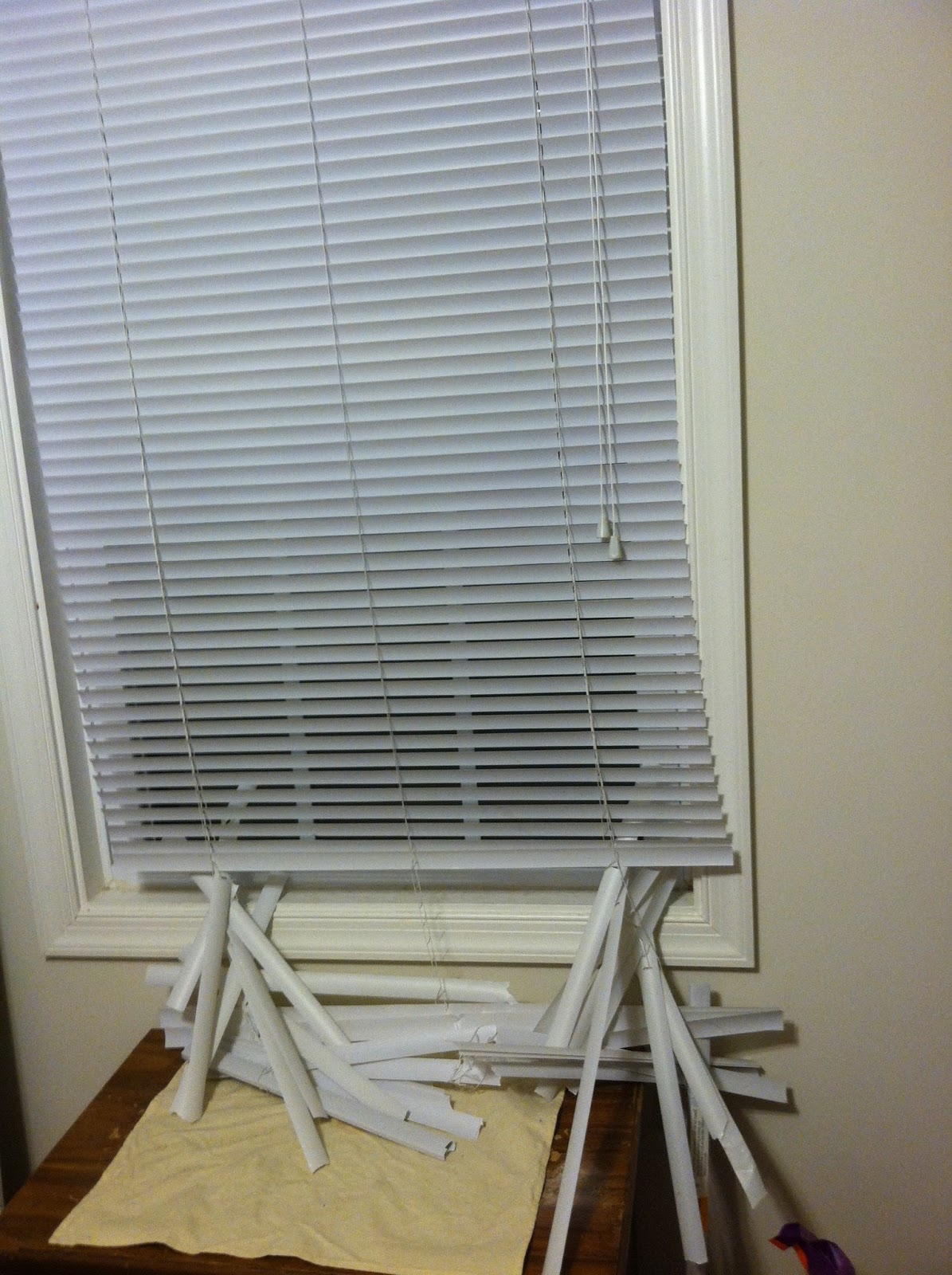 Happily Ever Crafter DIYHow to Shorten Window Blinds