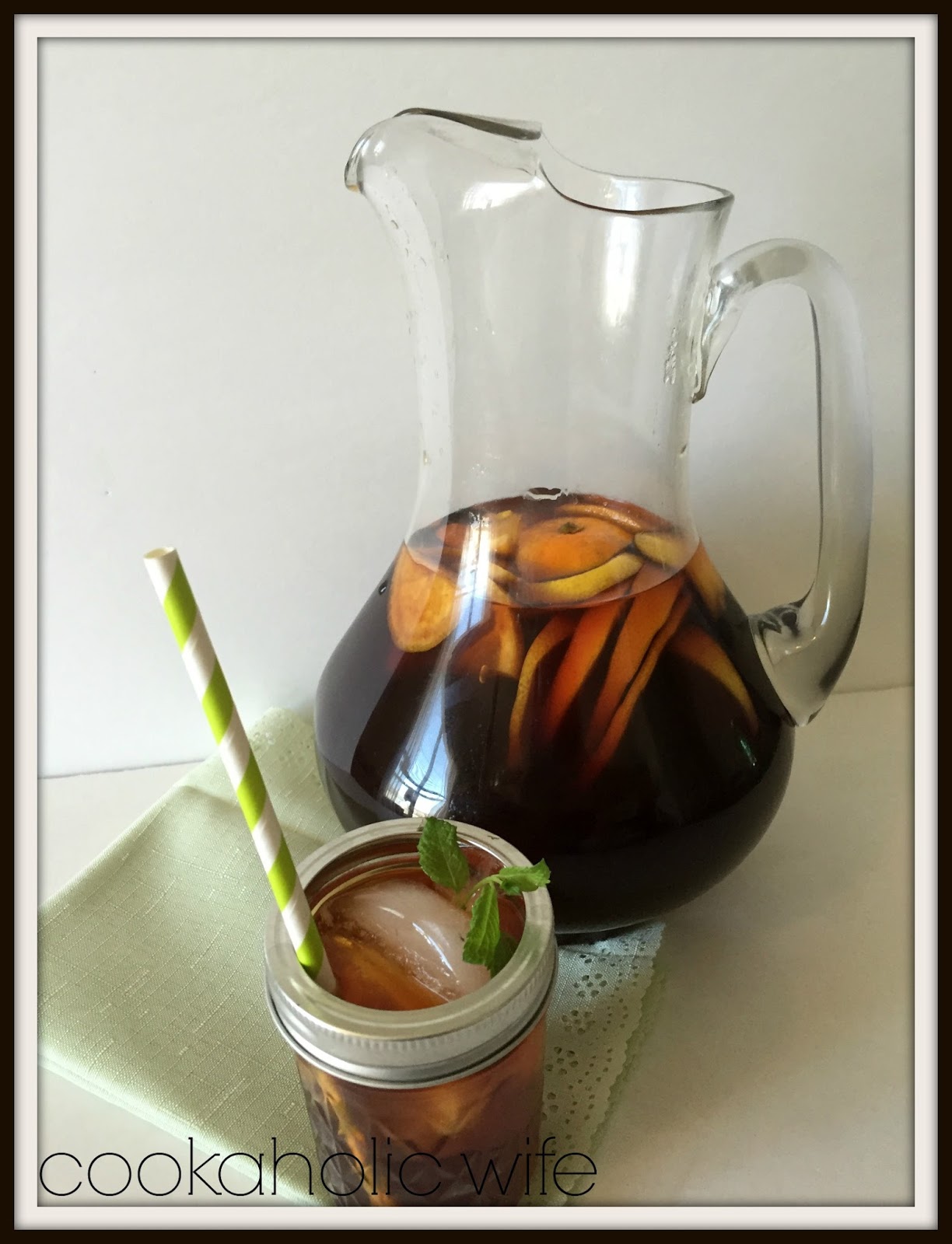 VanillaMint Whiskey Sweet Tea Cookaholic Wife