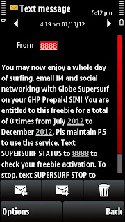 SURF4FREE Globe Free Internet
