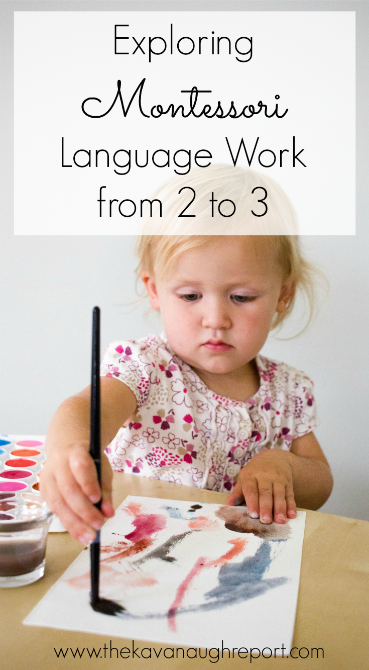 Exploring Montessori Language Work from Ages 2 to 3
