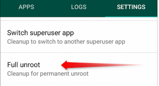How to Unroot a rooted Android Device