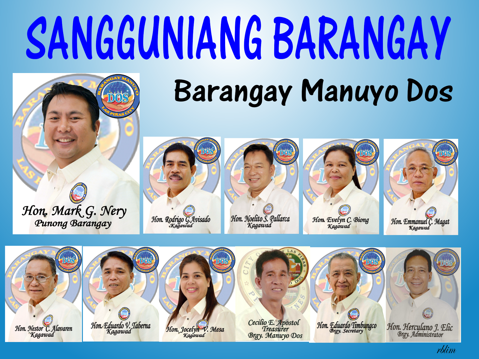 Barangay Organizational Chart Template