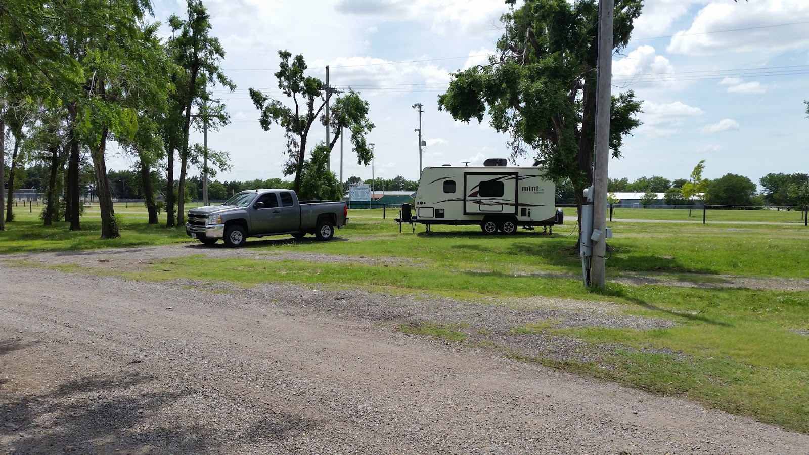 Technically Homeless Campground Review Lyons City Overnight Trailer