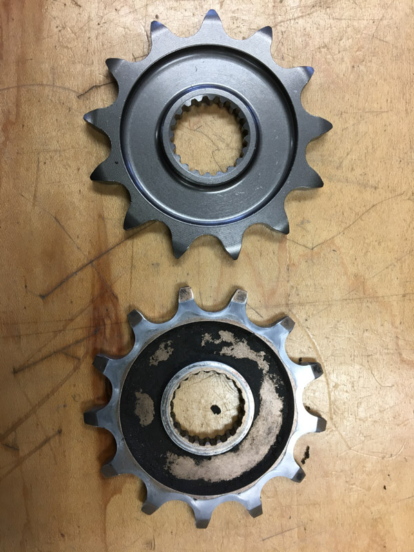 Dualsport Diary Ironman vs. Renthal sprockets