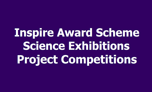 Manak INSPIRE Pragramme - Inspire Award Scheme (Science Exhibitions, Project Competitions) Manak INSPIRE Pragramme - Inspire Award Scheme