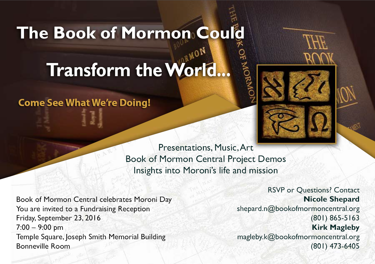 BOOK of MORMON RESOURCES September 2016