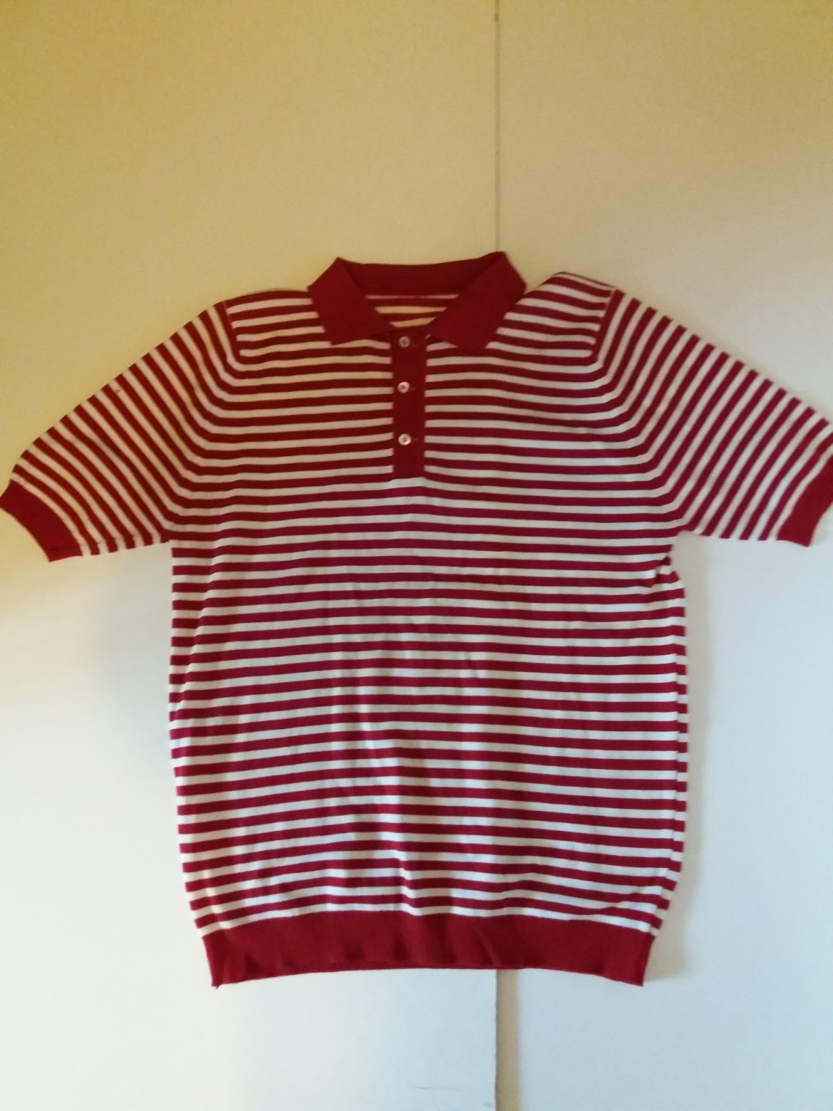 Gama Clothing Presents! VINTAGE STRIPED POLO SHIRT