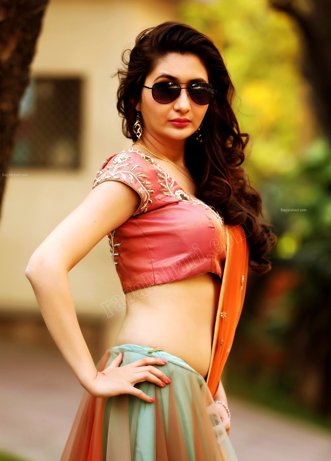 Hot Indian Actress Harshada Patil Hot Saree Navel
