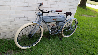 1910 Harley Board Track Replica Motorized Bike