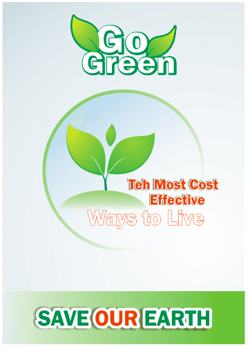 Membuat Desain Poster Go Green Lingkungan Hidup Di Coreldraw Coreldraw