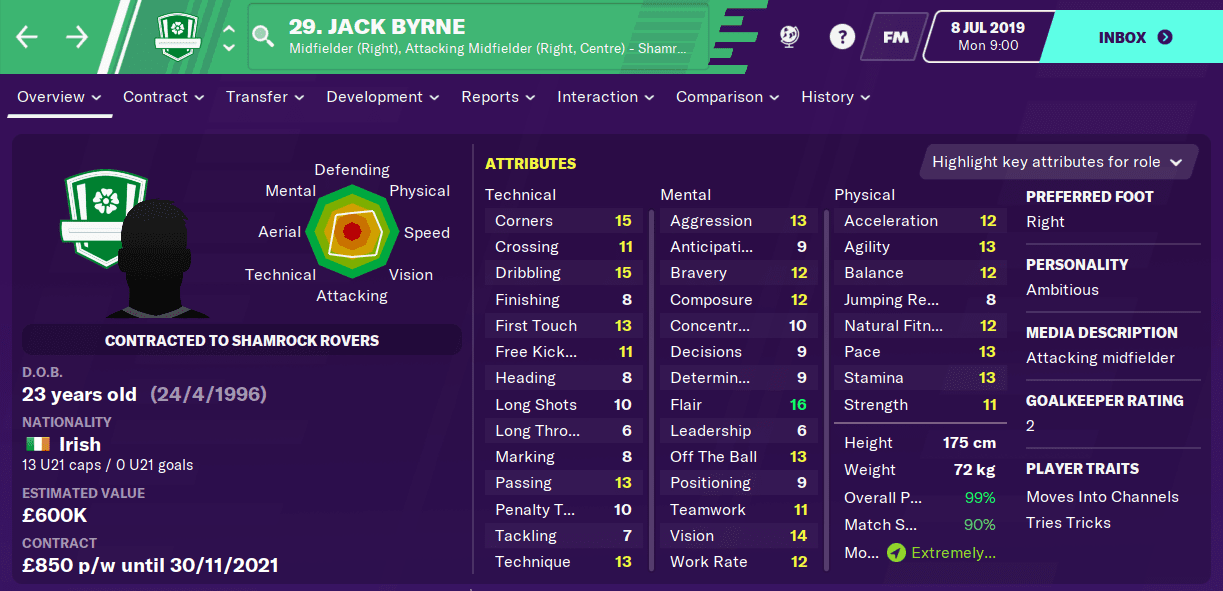 Jack Byrne FM20 Jack Byrne FM20