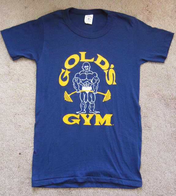 Vintage Sports Apparel: Vintage NWOT 80's Gold's Gym Shirt Mens Small ...