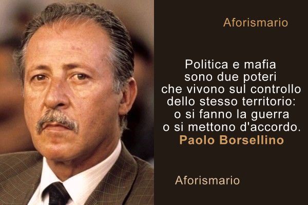 Aforismario Aforismi Frasi E Citazioni Sulla Mafia