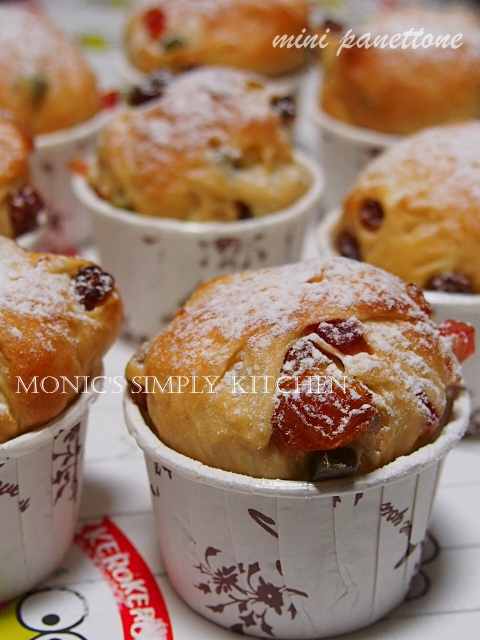 Mini Panettone Tanpa Ulen - Monic&amp;#39;s Simply Kitchen