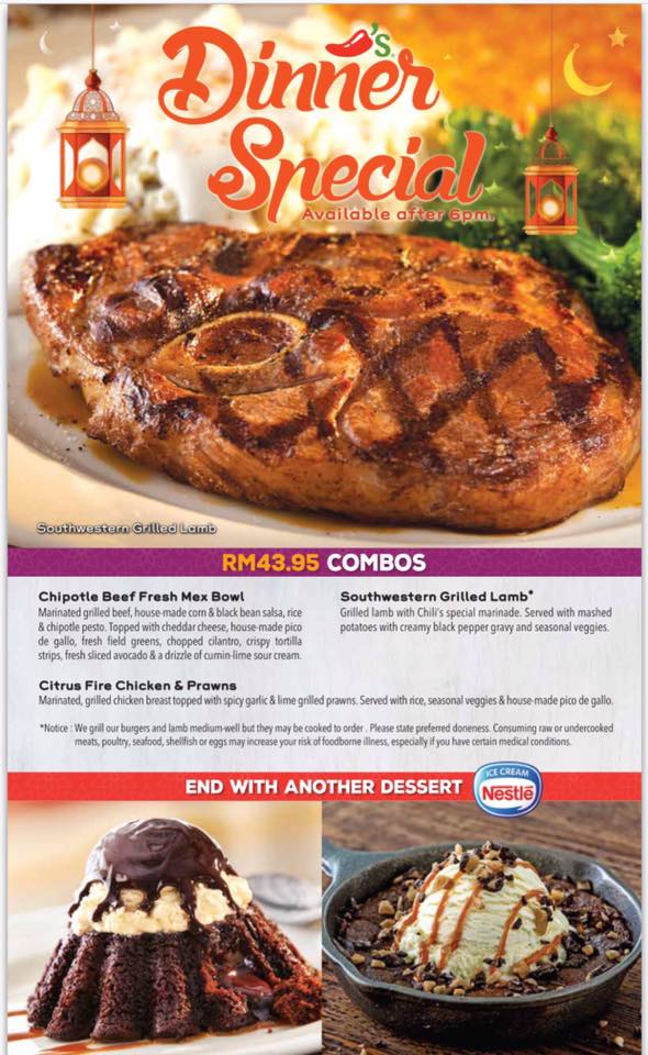 Dinner Special At Chili's UZU'S JOURNAL