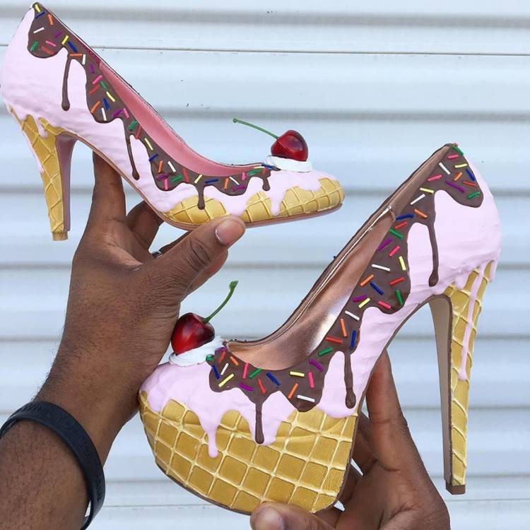 Chingum — Discover Curiosities Fancy High Heels Cake Shoes by Chris