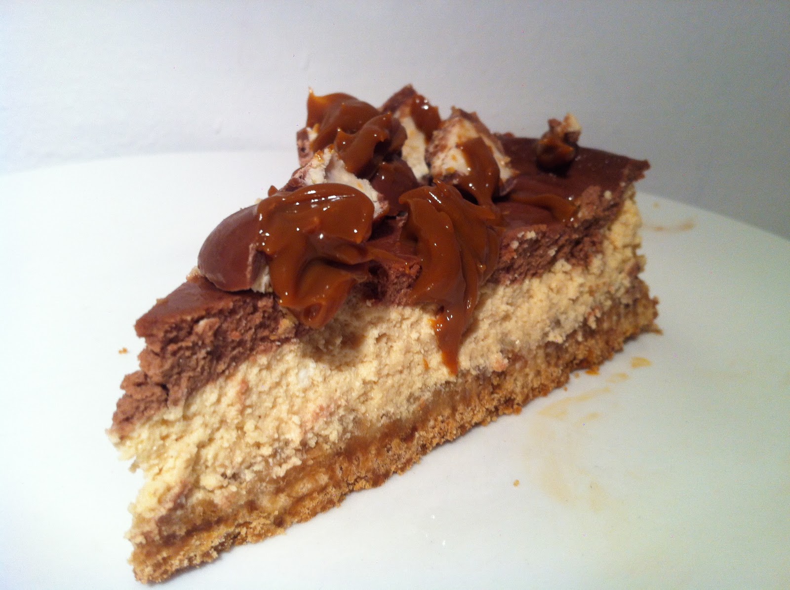 Dulce de Leche Cheesecake mit Schokolade ~ Küchenmaus